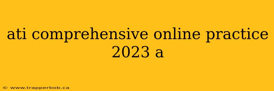 ati comprehensive online practice 2023 a