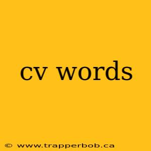cv words