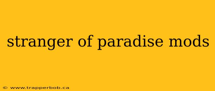 stranger of paradise mods